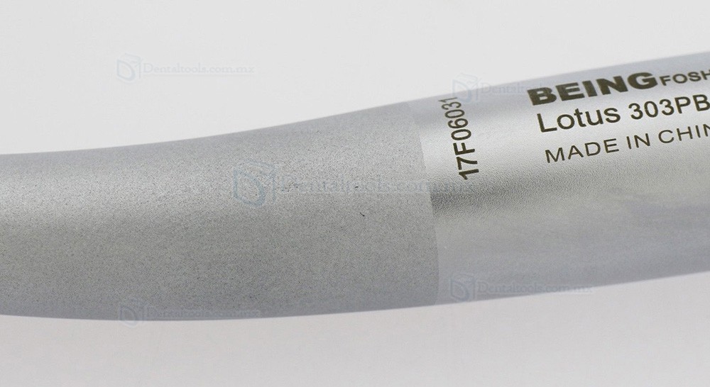 BEING Lotus 302/303PBQ Pieza de mano de turbina con fibra &oacute;ptica compatible con KAVO